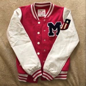 Pink Varsity Jacket